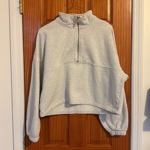Gil Rodriguez Diana Half-Zip in Ash Grey
